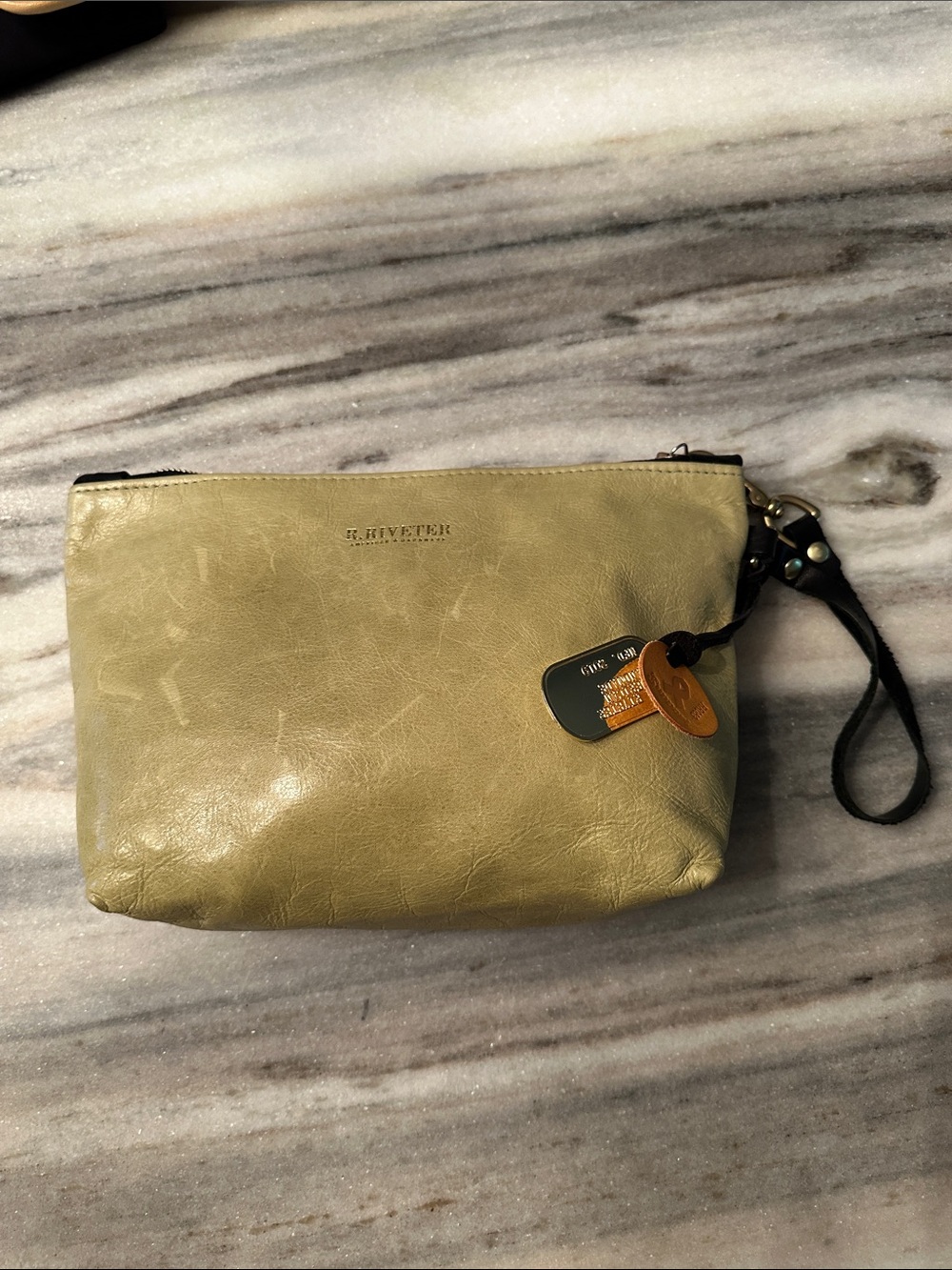 R.RIVETER ZIP POUCH WITH ID TAGS